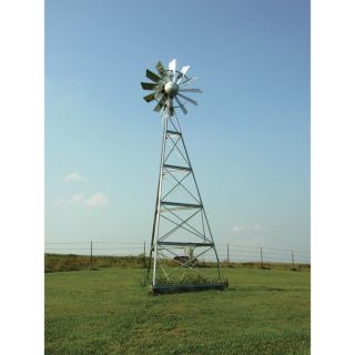 Outdoor Water Solutions Deluxe Aeration Windmill System — 20ft. Windmill, Model# AWS0049  Windmill Aerators