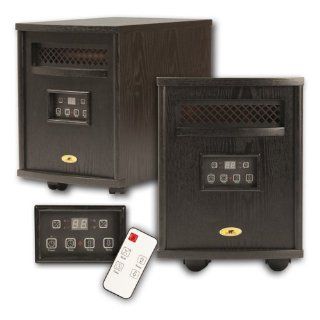 Bear Heaters 1500WR Infrared Quartz Portable Heater   Black Home & Kitchen