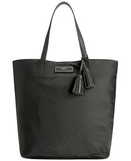 DKNY Leather Trim Nylon Tote   Handbags & Accessories