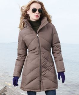 Calvin Klein Hooded Quilted Puffer Coat   Coats   Women