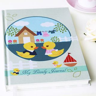 little ducks fabric notebook by munchkin creative