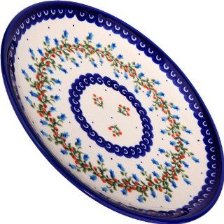 Polish Pottery Ceramika Boleslawiec 1102/166, Dessert Plate 19, 7 1/2 Inch in Diameter Kitchen & Dining