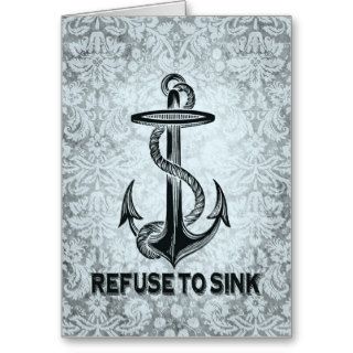 Refuse to Sink Greeting Cards