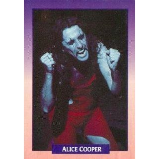 Alice Cooper Checklist trading Card (Alice Cooper) 1991 Brockum Rockcards #165 Entertainment Collectibles