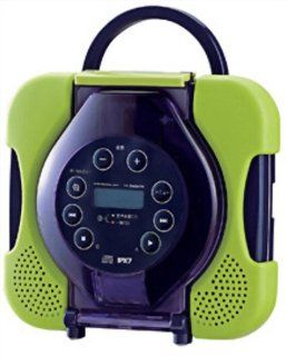 TWINBIRD waterproof CD player CD ZABADY lime green AV J165GR Electronics