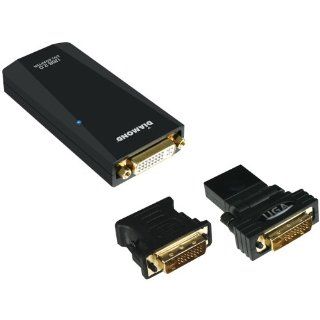 Diamond HD USB VGA/DVI/HDMI External Video Adapter BVU165  Vehicle Audio Video Power Adapters  Camera & Photo