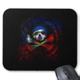 Haitian Pirate Flag Mouse Mat