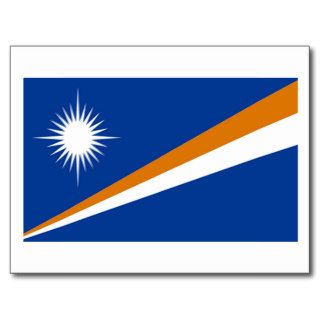 Flag of Marshall Islands Postcards
