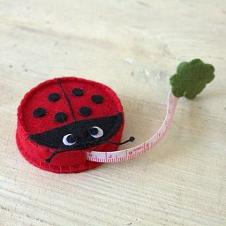 ladybird tape measure by little ella james