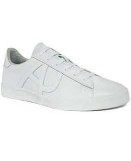 Armani Jeans Shoes, Leather and Jersey Sneakers   Shoes   Men