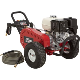 NorthStar Super High Flow Gas Cold Water Pressure Washer — 5.0 GPM, 3000 PSI, Belt Drive, Model# 1572042  Gas Cold Water Pressure Washers