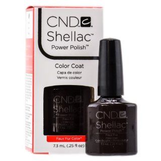 CND Shellac Power Polish Color Coat   Faux Fur  Nail Polish  Beauty