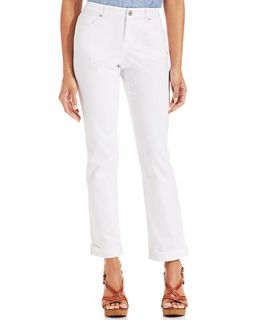Style&co. Straight Leg Cuffed Cropped Jeans   Women