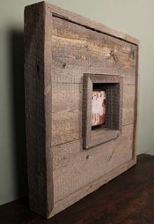 reclaimed wooden photobox frame was £160 by möa design
