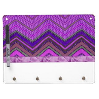 Hipster Pink Purple Green Aztec Pattern Dry Erase Board