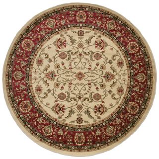 Classic Keshan Antique Area Rug (7'10 Round) Round/Oval/Square