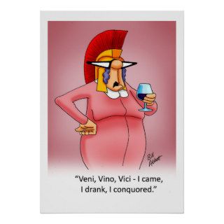 Funny Wine Art For Home or Office Print