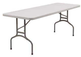 30" x 96" Adjustable Height Resin Folding Table  