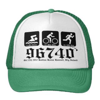 Ho Brah,Swim Bike Run 96740 Oct 12,2012 Trucker Hat