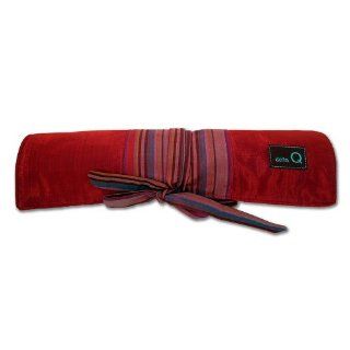 della Q Knitting Roll for Double Point Knitting Needles; 004 Red Stripes 158 1 004