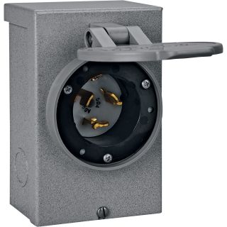 Reliance Raintight Power Inlet Box — 50 Amp, Model# PB50  Generator Transfer Switches
