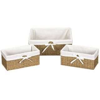 Set of 3 Seagrass Utility Baskets
