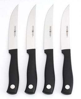 Wusthof Steak Knives, Silverpoint II 4 Piece Set   Cutlery & Knives   Kitchen