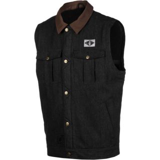 L1 DL Denim Vest   Mens Vests