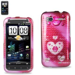 Reiko 2DPC SENSATION 155 Premium Grade Durable Snap On Protective Case for HTC Sensation 4G   1 Pack   Retail Packaging   Pink Cell Phones & Accessories