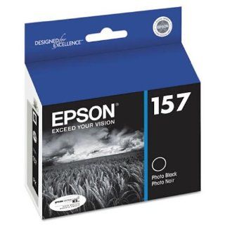 Epson UltraChrome K3 157 Inkjet Cartridge T157120 Photo Black Electronics