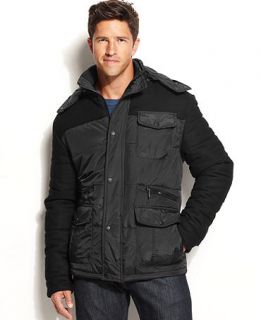 Hawke & Co. Outfitter Black Label Jacket, Hartford Mixed Media Quilted Jacket   Coats & Jackets   Men