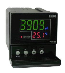 HM Digital PSC 154 TDS/EC Controller with 4 20mA Output, 0 9999 S Measurement Range, 0.1 S/ppm Resolution, +/ 2% Readout Accuracy