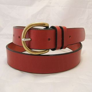 handmade lima english leather belt by tbm   the belt makers