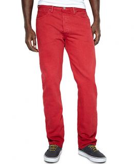 Levis 501 Original Fit Jester Red Jeans   Jeans   Men