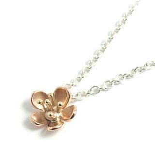 blossom pendant necklace by daniel musselwhite jewellery
