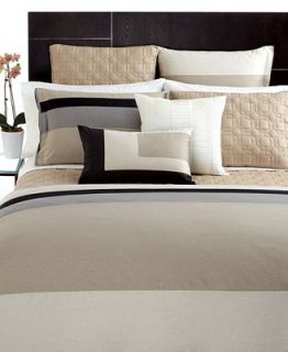 CLOSEOUT Hotel Collection Bedding, Panel Stripe Full/Queen Duvet Cover   Bedding Collections   Bed & Bath