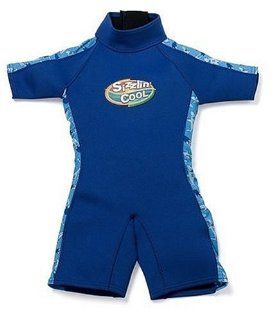 Sizzlin' Cool Neoprene Wetsuit Blue   Size 4 Toys & Games