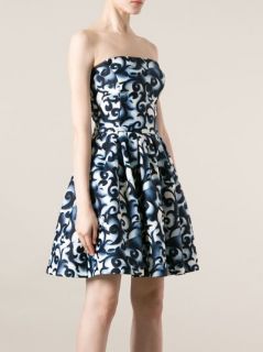 Msgm Strapless Party Dress