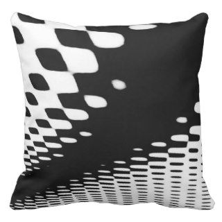 black and white throw pillows