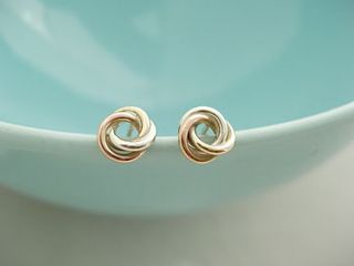 eternity knot earrings by jessica greenaway