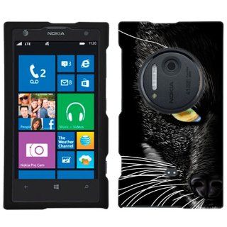 Nokia Lumia 1020 Black Cat Face Phone Case Cover Cell Phones & Accessories
