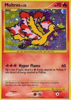 Pokemon Platinum Supreme Victors Single Card Moltres #149 Holo Rare [Toy] Toys & Games