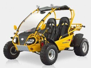 BMS King Cobra 150 YELLOW Gas 4 Stroke 149cc Buggy Go Kart  Seated Sports Scooters  Sports & Outdoors