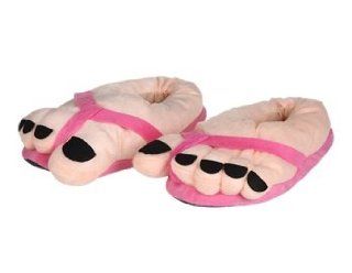 Cute Closed Slippers with Novelty Toe Pattern (Pi   Candle Accessories