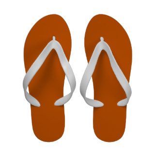 Burnt Orange Best Color Coordinating Flip Flops