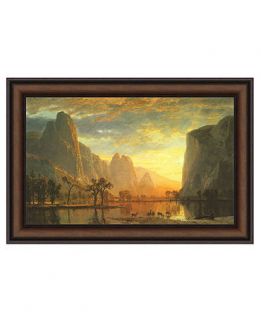 Amanti Art Wall Art, Valley of the Yosemite 1864 Framed Art Print by Albert Bierstadt   Wall Art   For The Home