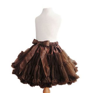 chocolate pettiskirt by candy bows