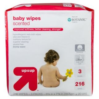 up & up Unscented Botanic Baby Wipes (216 Count)