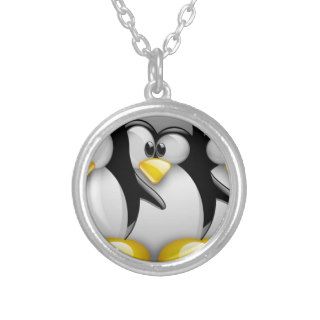 LINUX TUX BROTHERS CUSTOM NECKLACE