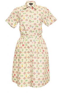 fruit check shirt dress by lowie